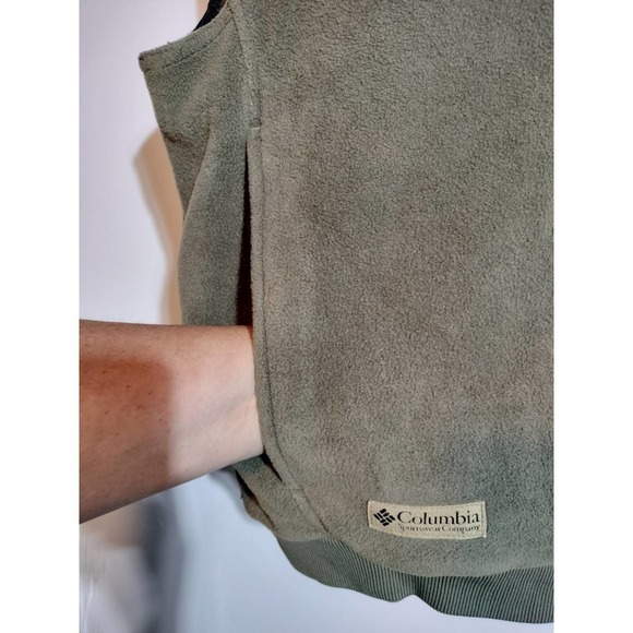 Columbia green jacket vest with pockets men's medium - Picture 7 of 7